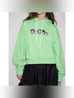 Hello Kitty x Forever 21 Skeleton Hello Kitty & Friends Halloween Hoodie L
